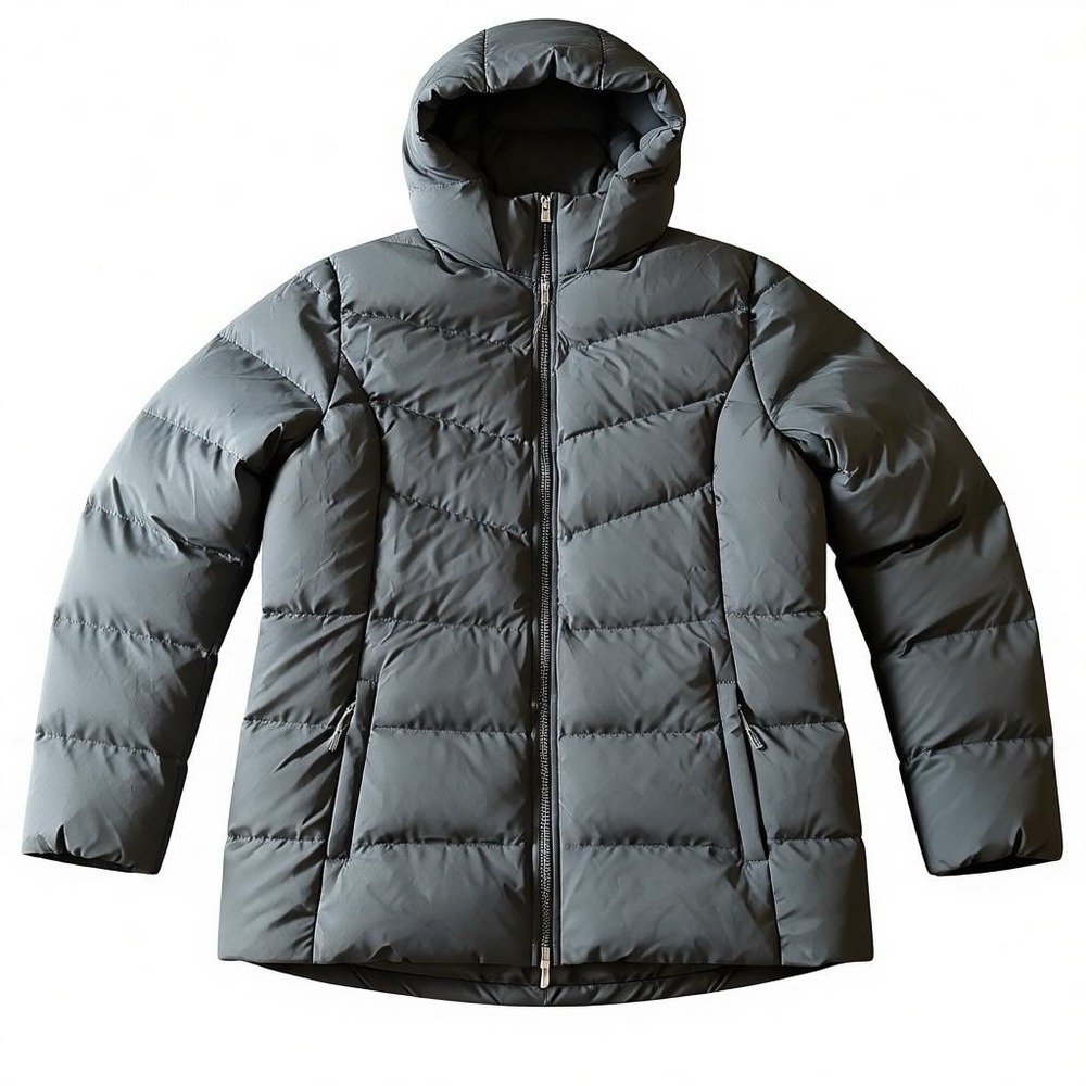 NWOT 32 Degrees Heat Women's‎ Winter Tech Hooded Puffer Jacket Size M Black